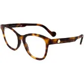 Moncler ML5097 Dark havana 52/18/140 WOMAN Brilmonturen