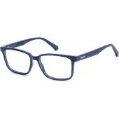 Polaroid Kids Polaroid Kinderbril PLD D844 48/13/125 Blauwe polyamide monturen JUNIOR PLD D844