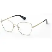 Nina Ricci VNR454 55/17/140 Glanzend Roségoud Metalen Bril Vrouw VNR454