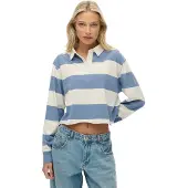 Superdry Oversized shirt 'Athletic Essentials' ecru / duifblauw