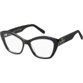 Marc Jacobs Zichtbril MARC 802 53/17/145 Kristalzwart Acetaat monturen VROUW MARC 802