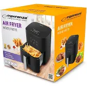 Esperanza EKA002 Friteuse zonder vet, 3,5 liter, 1350W, zwart