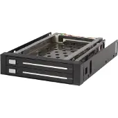 StarTech.com Verwijderbare 3.5" zonder lade voor 2 2.5" harde schijven - Achterzijde 3.5 inch - Hot-swap - Warm wissel