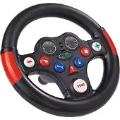 BIG Stuurwiel voor voertuigen - Racegeluid - - OneSize - Speelgoed