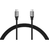 Varta 57936 101 111 Sneloplaad- en synchronisatiekabel, USB Type C naar USB Type C, 2 meter, zwart