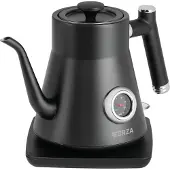 Ecg Forza 5000 schenkkan | waterkoker | Inhoud: 0,8 liter | Ingebouwde thermometer | 1200W | Mat zwart |