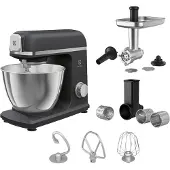 Electrolux E5KM1-6GBP keukenmachine Zwart, Grijs, Foodprocessors, Zwart, Grijs