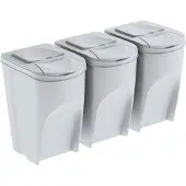 Keden Afvalbak SORTIBOX IKWB35S3 - antracietgrijs