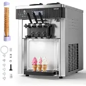 Vevor Commerciële ijsmachine met een capaciteit van 20-28 l/u