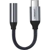 UGREEN - USB-C naar 3.5mm jack kabeladapter - 11 cm