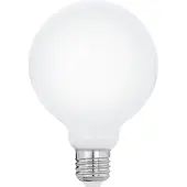 Eglo Ledlamp Globe Opaal - D9,5cm - Warm Wit - E27 - 7w