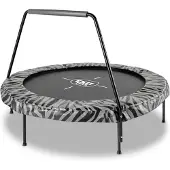 Exit Tiggy Trampoline ø140cm - met Beugel - Rond - Kindertrampoline - Zwart/grijs