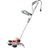Ikra elektrische grastrimmer IGT 650 D-TC | 650 W | snijbreedte 30 cm | TwinCut-systeem | draaibare maaikop | beschermbeugel voor planten | incl. gare