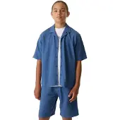 Garcia jongens Overhemd, 164/170, Blauw