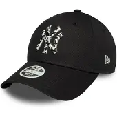 New Era Pet 'WMNS INFILL 9FORTY NEYYAN BLKDOC' zwart / wit