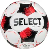 Select Flash Turf V26 Voetbal Maat 5 Wit Zwart Felrood