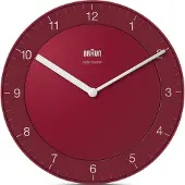 Braun BC 06 R-DCF draadloze wandklok, rood