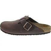 Birkenstock Muiltjes 'Boston' donkerbruin