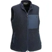 Pinewood Pile vest voor dames (donkerblauw), maat S