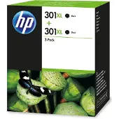HP Inktcartridge 301XL (D8J45AE) Zwart Multipack Hoge capaciteit