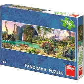 Dinotoys Dinosaurus panorama puzzel 150 stukjes
