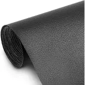 INF Zelfklevende reparatiepatch kunstleer 50x138 cm Black