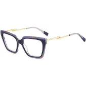 Missoni MIS 0167 53/16/145 Blauw patroon Acetaat monturen DAMES MIS 0167
