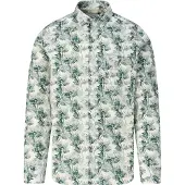 Campbell Casual overhemd Donkergroen