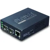 Planet GT-1205A Web Smart Medienkonverter, SFP 1-Port 10/100/1000Base-T - 2-Port Gigabit SFP