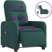 Sonstiges Massagestoel elektrisch verstelbaar stof donkergroen