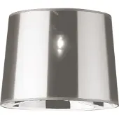 Ideal Lux Moderne lampenkap, achterkant van stof, chroom