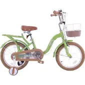 Buxibo - Kinderfiets voor Meisjes - Ibiza - 12 Inch - Groen