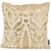 NOVÉE Sierkussen damask cream/gold | 45 x 45 cm | velvet/viscose