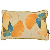 NOVÉE Velvet ginkgo #3 | 30 x 50 cm | kussenhoes | velvet/polyester