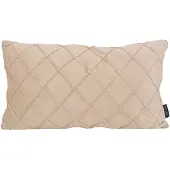 NOVÉE Sierkussen velvet cross beige | 30 x 50 cm | velvet/polyester