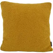 Gek op kussens! Sierkussen teddy oker | 45 x 45 cm | polyester
