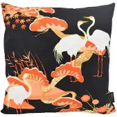 Gek op kussens! Sierkussen kraanvogel #4 | 45 x 45 cm | katoen/polyester