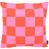 Gek op kussens! Sierkussen checker / | 45 x 45 cm | katoen/polyester