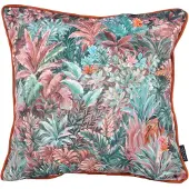 NOVÉE Velvet jungle red | 45 x 45 cm | kussenhoes | velvet/polyester