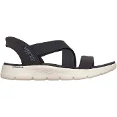 SKECHERS Sandaal 'Slip-Ins: Go Walk Flex Sandal - Glimmer Up' donkerblauw