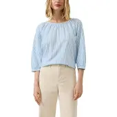 s.Oliver Blouse lichtblauw / natuurwit