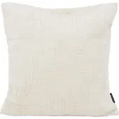 NOVÉE Sierkussen chenille stripe crème | 45 x 45 cm | polyester