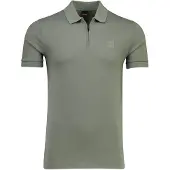 HUGO BOSS Slim-fit polo van stretchkatoen met logopatch Maat S
