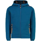 Campagnolo - Kid's Jacket with Fix Hood - Fleecevest 128, blauw