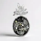 Cavill - Zilveren Hanger - 925 Sterling Zilver - Groene Baltische Barnsteen 1 45 ct - Ovale Cabochon - Natuurlijke Elegante Sieraden