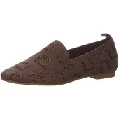 La strada 2131884-6020 brown dames instappers gekleed