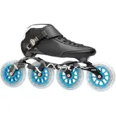 Viking Hi-speed Inline Skate 4x100mm Compleet Zwart 38