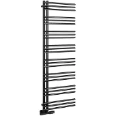 Aqualine Poseidon badkamerradiator 450x1540mm, zwart mat