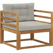 vidaXL Buiten Midden Sofa Naturel