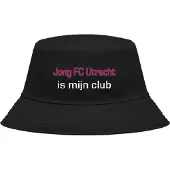 Nilton Buckethoed met tekst: Jong FC Urecht is mijn club.